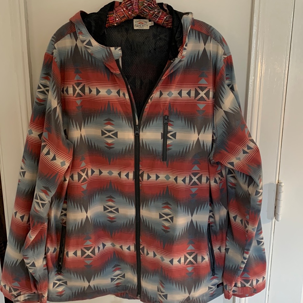 Faherty Multicolor Patterned Jacket